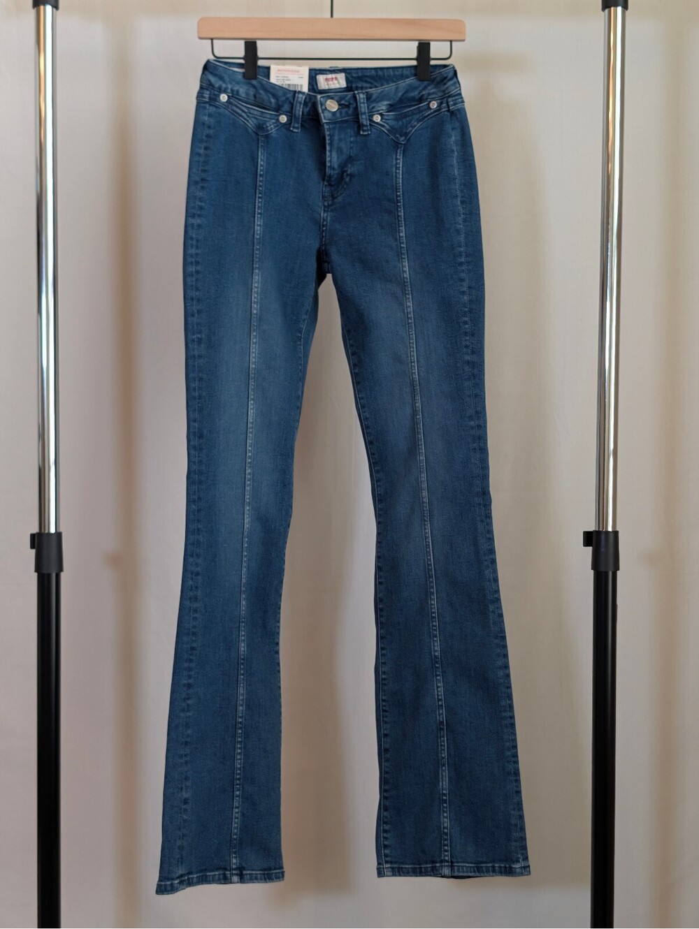 Pepe Archive Starzy Flare W11 Jeans Womens 27 Blue Denim Y2K Retro 70s Archival